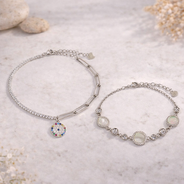 Moments of Us Silver Set (Single Anklet)