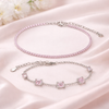 Roselle Luxe Silver Set (Single Anklet)