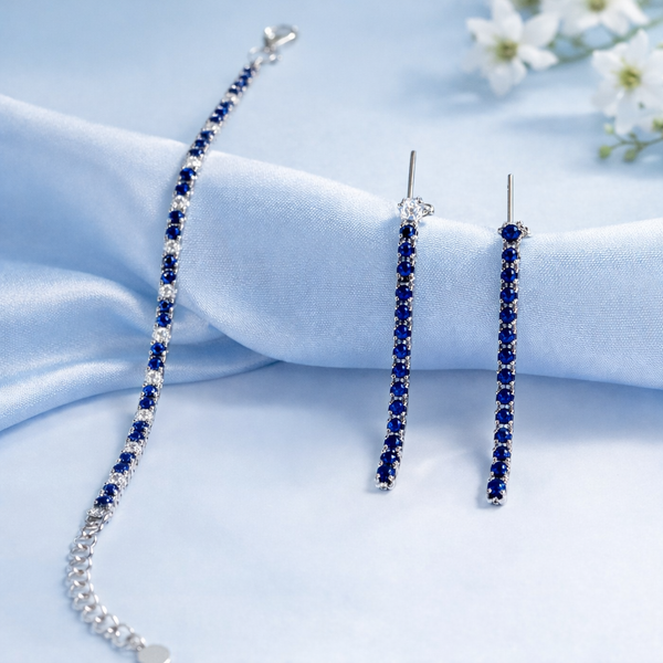 Tennis Midnight Blue 92.5 Silver Combo