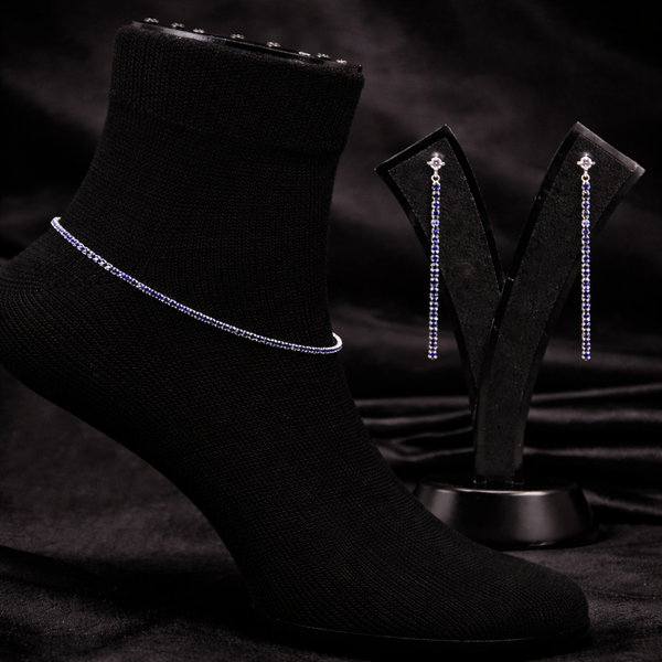 Blue Vow Valentine Set (Single Anklet)