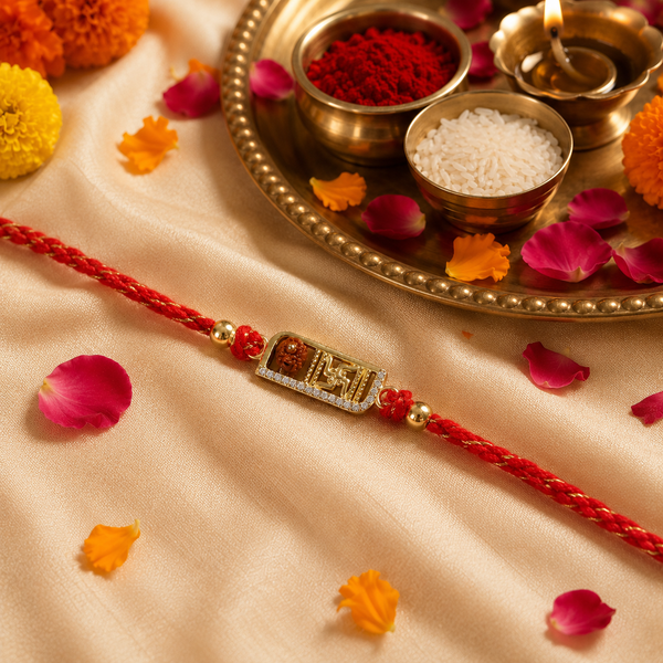 Silver Shubh Rudra Rakhi