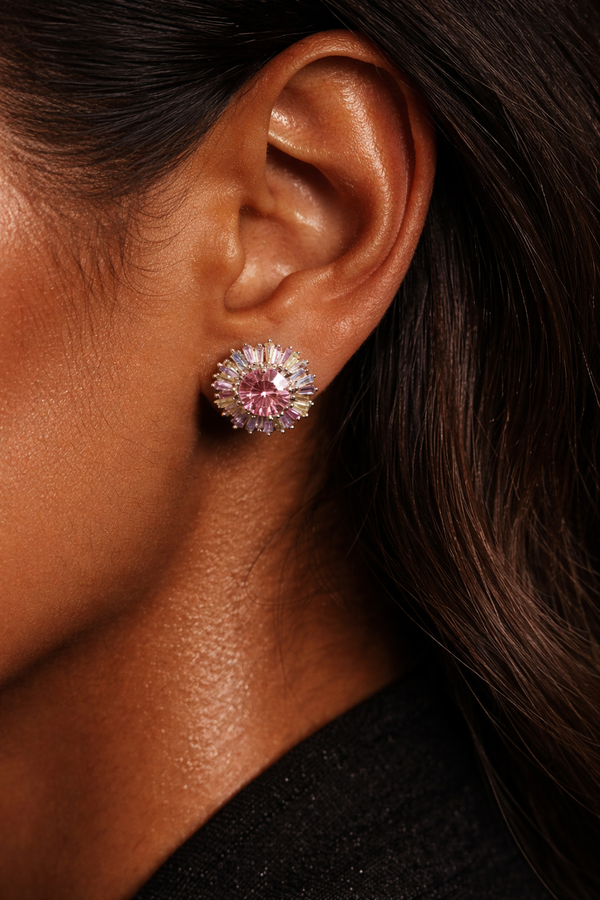 92.5 Silver Candy Bloom Studs