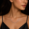 925 Sterling Silver Galaxy Line Pendant.