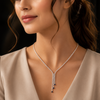 925 Silver Rose Gold Drop Grace