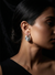 Ripple Hoop Silver Earrings