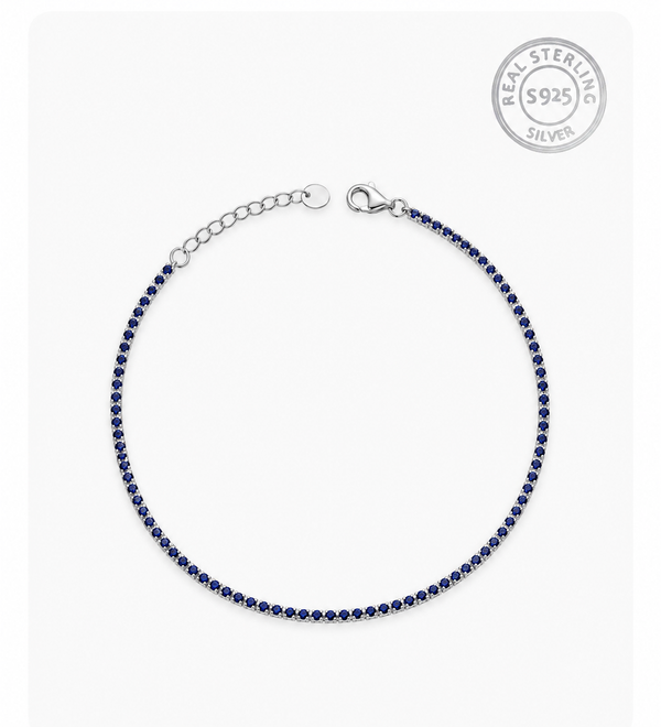 (Single) Blue Line Anklets.