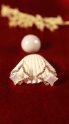 Elegant Silver-Tone Pendant Set