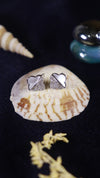 925 Sterling Silver Ocean's Radiance Studs.