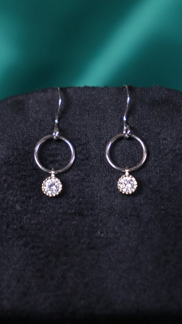 925 Sterling Silver Eternal Loop Earrings
