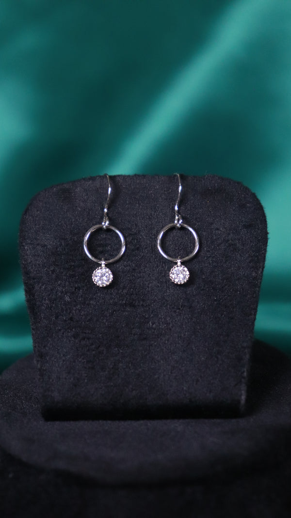 925 Sterling Silver Eternal Loop Earrings