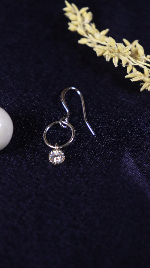 925 Sterling Silver Eternal Loop Earrings