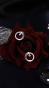 925 Sterling Silver Astral Arc Studs.