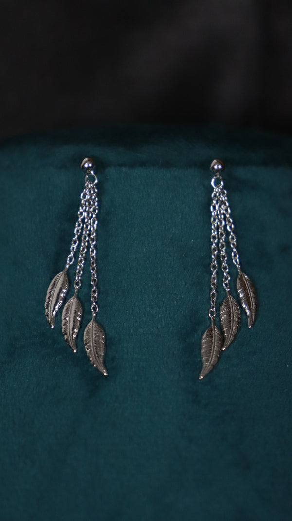 925 Sterling Silver Feather Charms