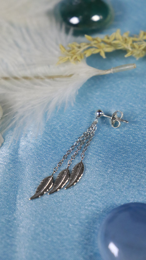 925 Sterling Silver Feather Charms