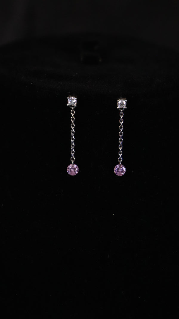 925 Sterling Silver Serenelle Chain Earrings