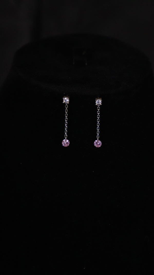925 Sterling Silver Serenelle Chain Earrings
