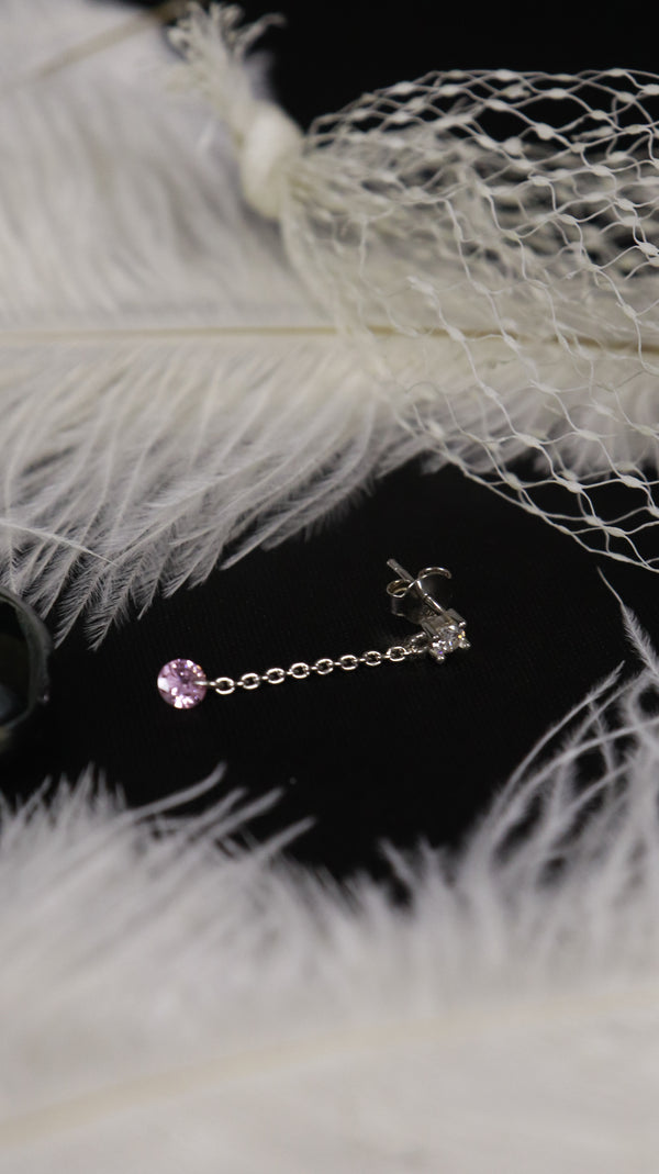 925 Sterling Silver Serenelle Chain Earrings