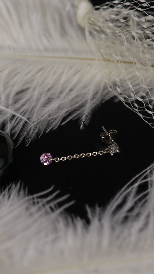 925 Sterling Silver Serenelle Chain Earrings