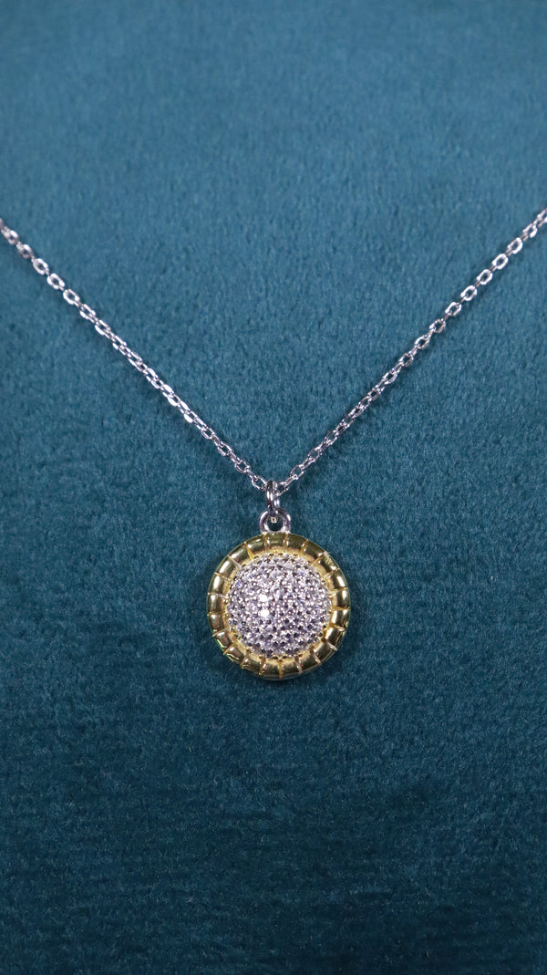 Sun Aura 925 Sterling Silver Pendant.