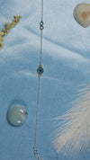 925 Sterling Silver Evil Eye Infinity Anklet