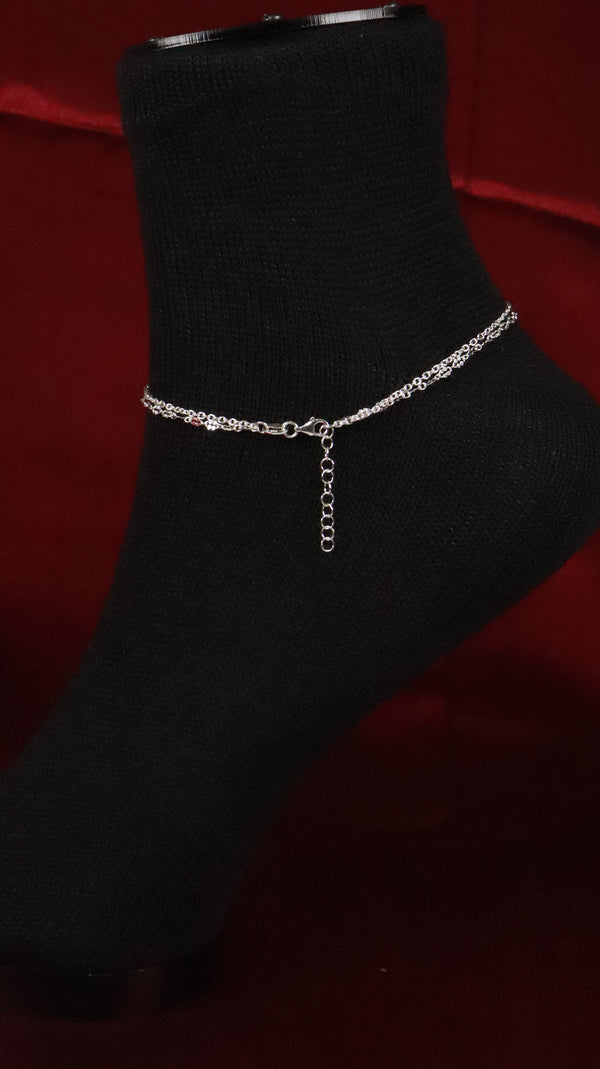 Infinity Anklet in Sterling Silver – The Gift of Forever