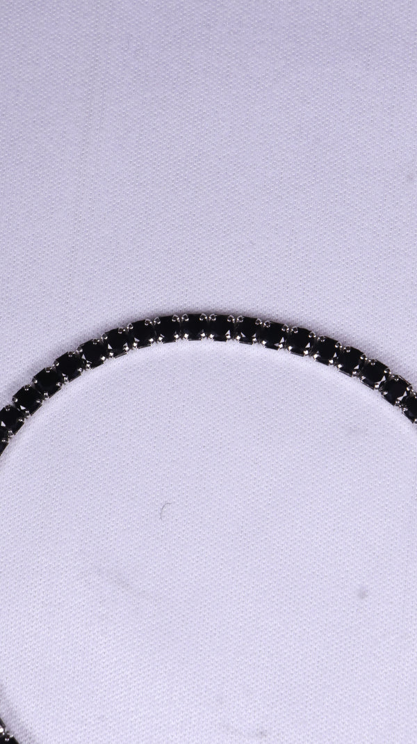 925 Sterling Silver Midnight Tennis Bracelet