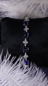 925 Sterling Silver Emerald Glow Silver Bracelet