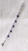 925 Sterling Silver Emerald Glow Silver Bracelet
