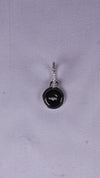 925 Sterling Silver Classic Black Earring
