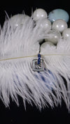 925 Sterling Silver Blue Square Spark Earrings