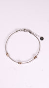 92.5 Sterling Silver Rosé Spark Trio Bracelet