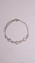 92.5 Sterling Silver Pearl Spark Link Bracelet