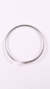 92.5 Sterling Silver Lucky Clover Open Bracelet