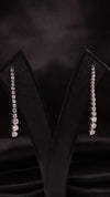Silver Spark Drop Earrings