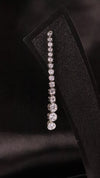 Silver Spark Drop Earrings