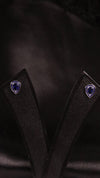 92.5 Silver Blue Wave Studs