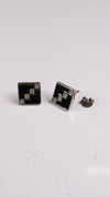 92.5 Silver Midnight Steps Studs