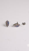 92.5 Silver Multicolour Spark Studs