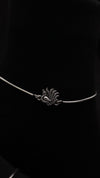 925 Sterling Silver Oxidised Mayura Grace Anklets.