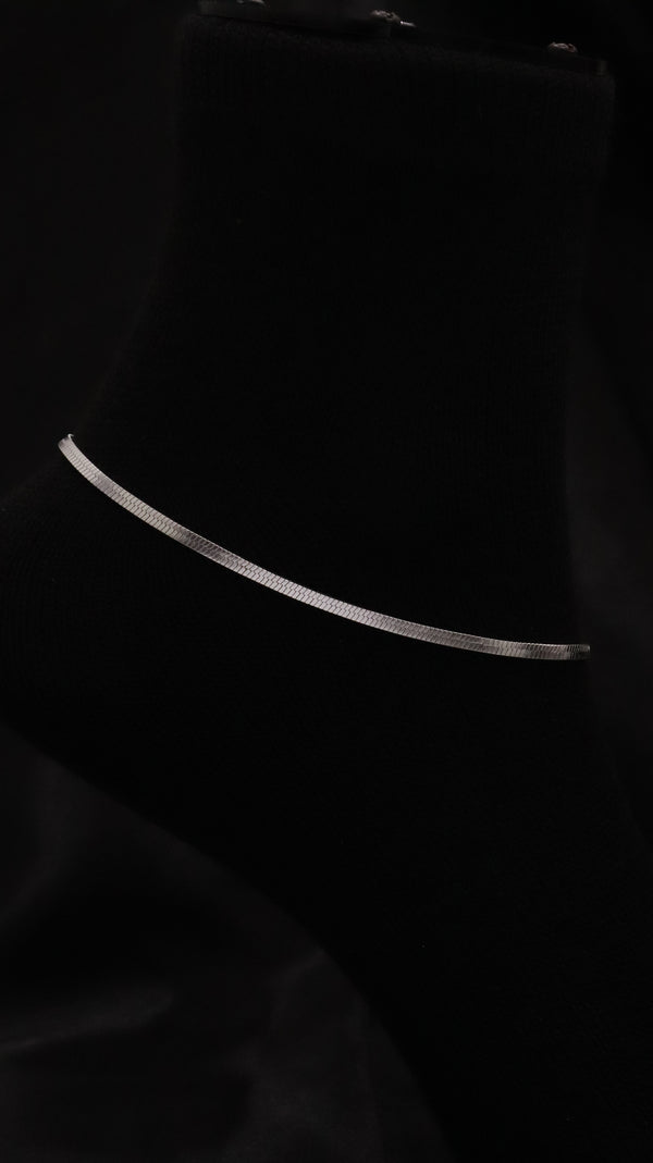 925 Sterling Flat Chain Payal.