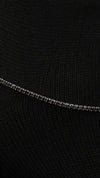 925 Sterling Silver Black Line Anklets.