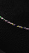 925 Sterling Silver Multicolour Line Anklets.