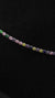 925 Sterling Silver Multicolour Line Anklets.