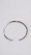92.5 Sterling Silver Pure Line Open Bracelet.