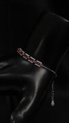 92.5 Sterling Silver Ruby Pop Bracelet