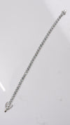 92.5 Sterling Silver Classic Light Blue Tennis Bracelet