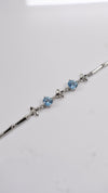 92.5 Sterling Silver Blue Flutter Bracelet