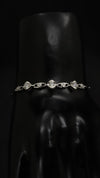92.5 Sterling Silver Crystal Link Glow Bracelet