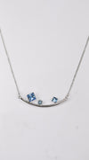 Blue Spark Necklace & Bangle Combo