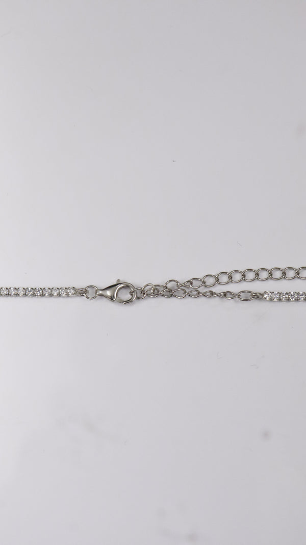 925 Silver Blue Heart Charm